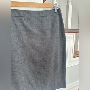 J Crew Italian Stretch Tellegno Wool Suiting Skirt 0